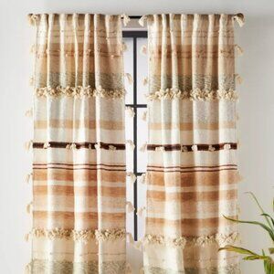 Anthropologie All Roads Yucca Curtain 96x50 inch (2 panels)